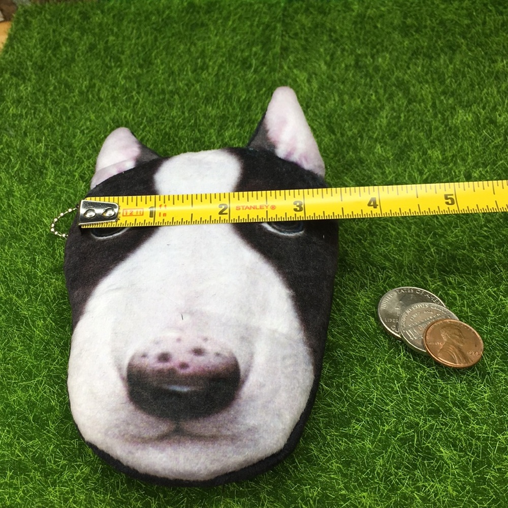 Bull Terrier Dog Coin Purse - Picture 8 of 8